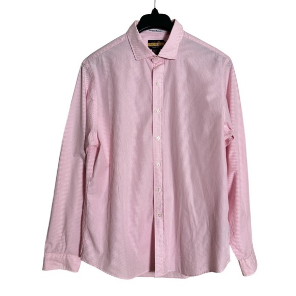 Ralph Lauren Rugby Pink Micro Striped Shirt Size XL - Picture 1 of 8